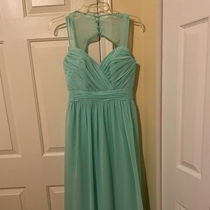 Alfred Angelo 7364L Bridesmaid Dress, Aqua